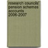 Research Councils' Pension Schemes Accounts 2006-2007