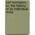 Self-Formation; Or, The History Of An Individual Mind