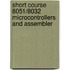 Short Course 8051/8032 Microcontrollers And Assembler