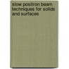 Slow Positron Beam Techniques For Solids And Surfaces by Unknown