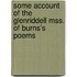 Some Account Of The Glenriddell Mss. Of Burns's Poems