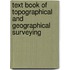Text Book of Topographical and Geographical Surveying