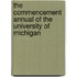 The Commencement Annual Of The University Of Michigan