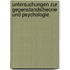 Untersuchungen Zur Gegenstandstheorie Und Psychologie