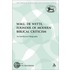W.M.L. de Wette, Founder of Modern Biblical Criticism