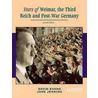 Years Of Weimar, The Third Reich And Post-War Germany by Jane Jenkins