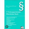 77 Prüfungsschemata Öffentliches Recht. Karteikarten by Marco von Münchhausen