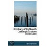 A History Of Eighteenth Century Literature (1600-1780) by Edmund Gosse