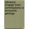 Advance Chapter from Contributions to Economic Geology door Louis Caryl Graton