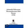 Aristotelis Ethicorum Nicomacheorum Libri Decem (1716) door Aristotle Aristotle