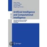 Artificial Intelligence And Computational Intelligence by Unknown