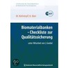 Biomaterialbanken   Checkliste zur Qualitätssicherung by Michael Kiehntopf