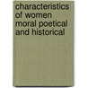 Characteristics Of Women Moral Poetical And Historical door . Jameson