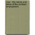 Cipd - The Nature And Terms Of The Contract Employment
