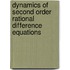 Dynamics of Second Order Rational Difference Equations