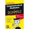 Entspannen Durch Meditation Fur Dummies Das Pocketbuch door Stephan Bodian