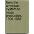 From the American System to Mass Production, 1800-1932