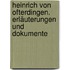 Heinrich von Ofterdingen. Erläuterungen und Dokumente