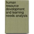 Human Resource Development And Learning Needs Analysis