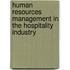 Human Resources Management In The Hospitality Industry