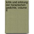 Kritik Und Erklrung Der Horazischen Gedichte, Volume 4