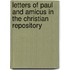 Letters of Paul and Amicus in the Christian Repository