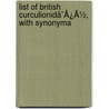 List Of British Curculionidã¯Â¿Â½, With Synonyma door John Walton