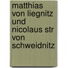Matthias Von Liegnitz Und Nicolaus Str Von Schweidnitz by Adolph Franz