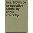 Mrs. Brown On Co-Operative Stores, By Arthur Sketchley