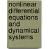 Nonlinear Differential Equations and Dynamical Systems