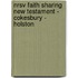 Nrsv Faith Sharing New Testament - Cokesbury - Holston