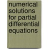 Numerical Solutions for Partial Differential Equations door Victor G. Ganzha