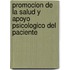 Promocion de La Salud y Apoyo Psicologico del Paciente