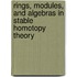 Rings, Modules, And Algebras In Stable Homotopy Theory