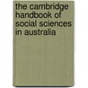 The Cambridge Handbook Of Social Sciences In Australia door Onbekend