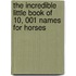 The Incredible Little Book Of 10, 001 Names For Horses