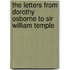 The Letters From Dorothy Osborne To Sir William Temple