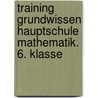 Training Grundwissen Hauptschule Mathematik. 6. Klasse door Bernd Meierhöfer