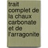 Trait Complet de La Chaux Carbonate Et de L'Arragonite