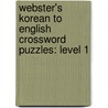 Webster's Korean To English Crossword Puzzles: Level 1 by Reference Icon Reference