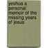 Yeshua a Personal Memoir of the Missing Years of Jesus