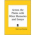 Across The Plains With Other Memories And Essays (1892)