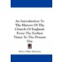 An Introduction to the History of the Church of England