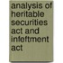 Analysis Of Heritable Securities Act And Infeftment Act