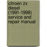 Citroen Zx Diesel (1991-1998) Service And Repair Manual door Steve Rendle