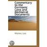 Commentary To The Germanic Laws And Mediaeval Documents door Wiener Leo