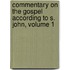 Commentary on the Gospel According to S. John, Volume 1