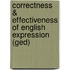 Correctness & Effectiveness Of English Expression (ged)