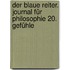 Der Blaue Reiter. Journal für Philosophie 20. Gefühle