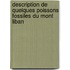 Description De Quelques Poissons Fossiles Du Mont Liban